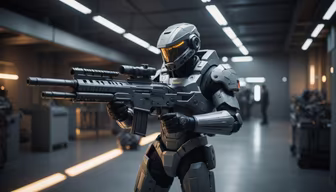 Cyberpunk Soldier Cyberpunk Soldier