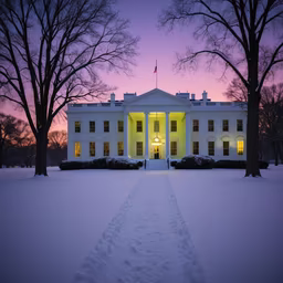 Winter at the White House Winter at the White House