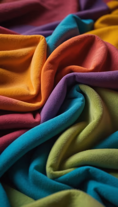 Colorful Fabric Folds Colorful Fabric Folds