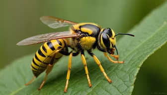 Yellowjacket Close-Up Yellowjacket Close-Up