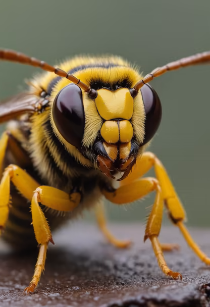 Wasp Close-Up
