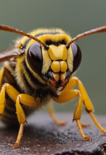 Wasp Close-Up Wasp Close-Up