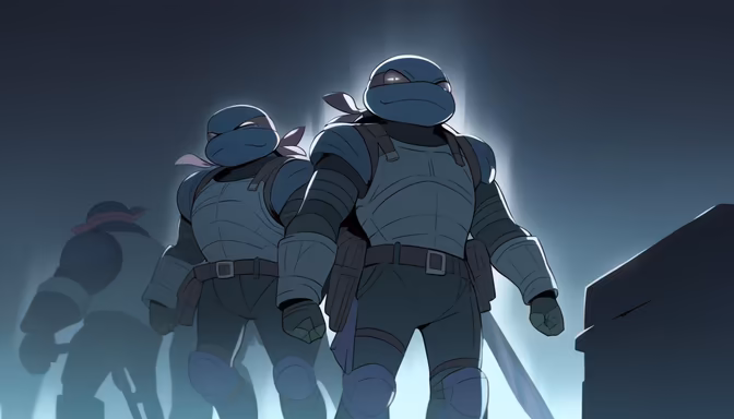Ninja Turtles Ready for Action