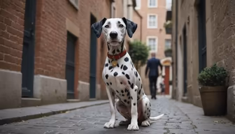 Dalmatian in the City Dalmatian in the City