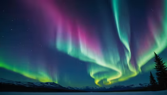Aurora Borealis Display Aurora Borealis Display