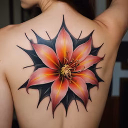 Floral Back Piece