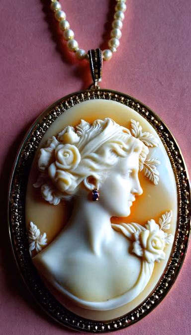 Vintage Cameo Pendant