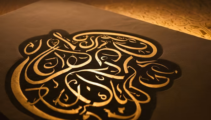Golden Calligraphy