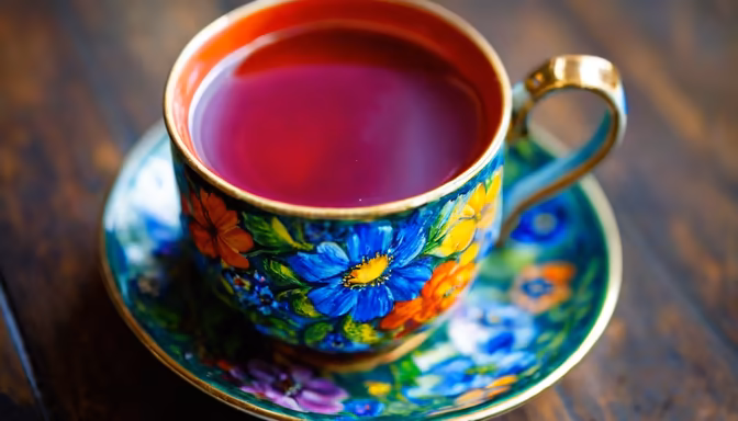 Floral Tea Time