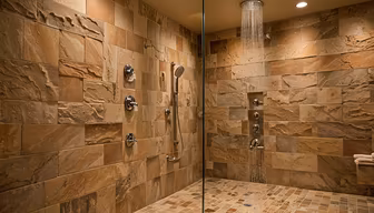 Stone Shower Oasis
