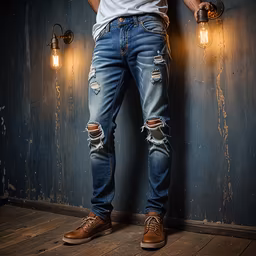 Distressed Denim Distressed Denim