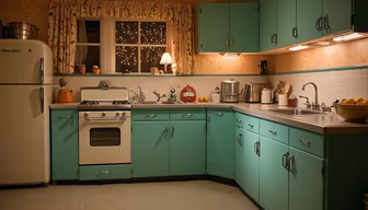Retro Kitchen Charm Retro Kitchen Charm