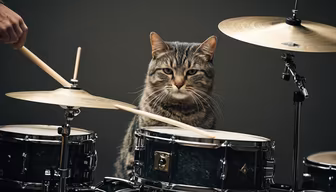 Drummer Cat Drummer Cat
