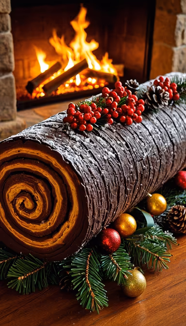 Festive Yule Log Festive Yule Log