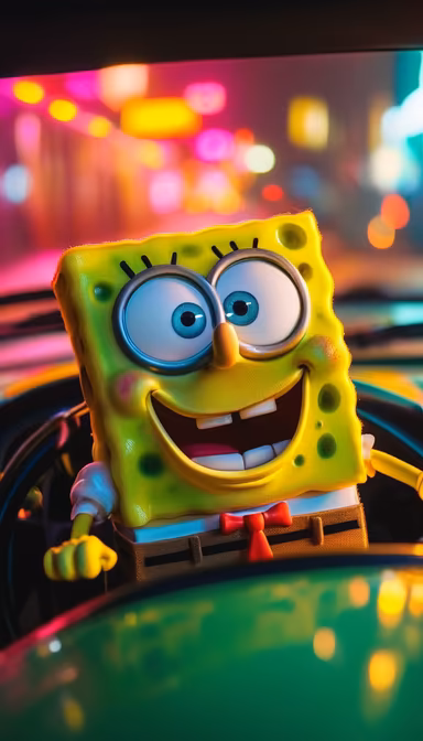 Cruising with SpongeBob