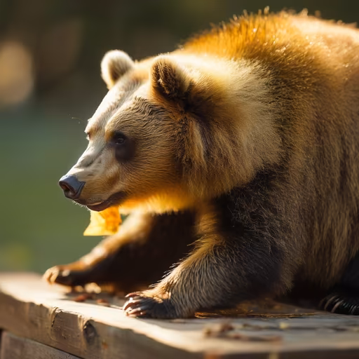 Contemplative Bear
