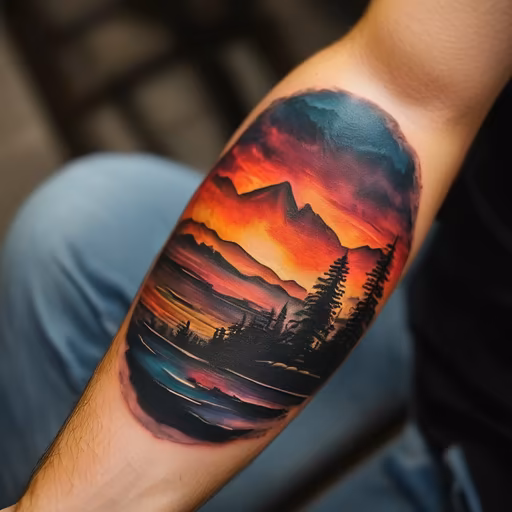 Sunset Mountains