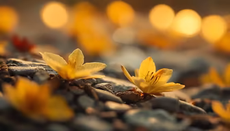 Golden Blooms