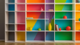 Colorful Shelves