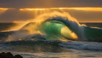 Golden Hour Wave