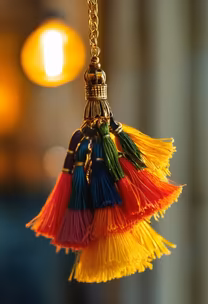 Colorful Tassel Charm