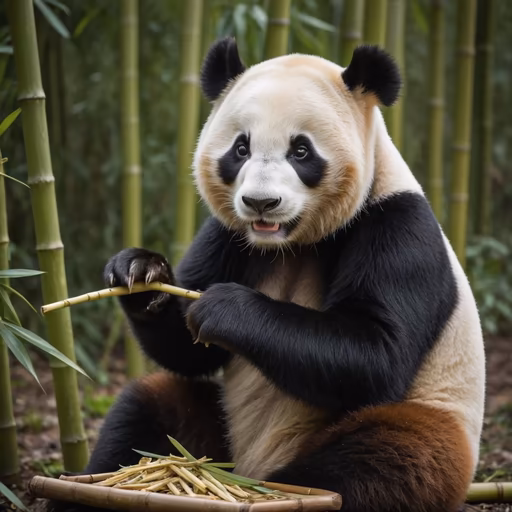 Panda's Bamboo Feast