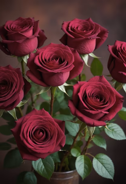 Burgundy Roses