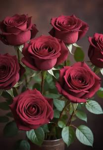 Burgundy Roses Burgundy Roses