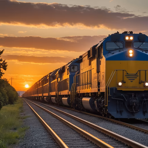 Sunset Train