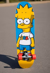 Skateboarding with Bart Skateboarding with Bart