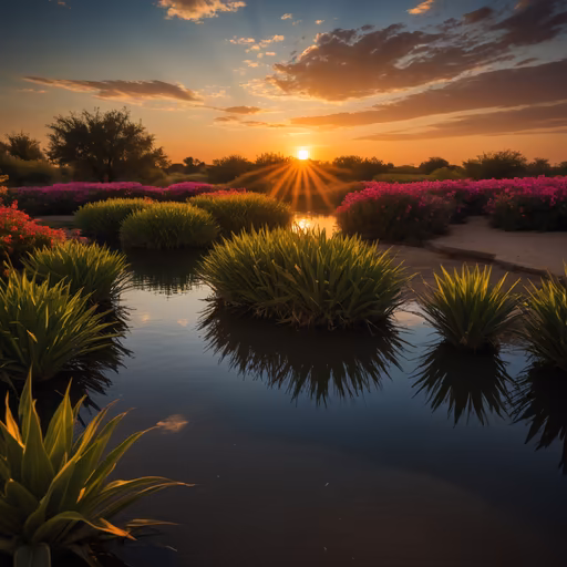 Sunset Oasis
