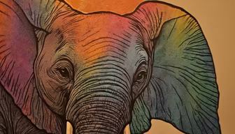 Rainbow Elephant Rainbow Elephant