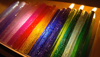 Rainbow Candles Rainbow Candles