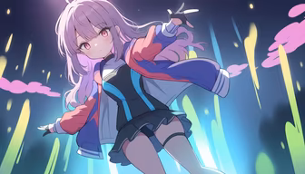 Anime Girl in Action Anime Girl in Action