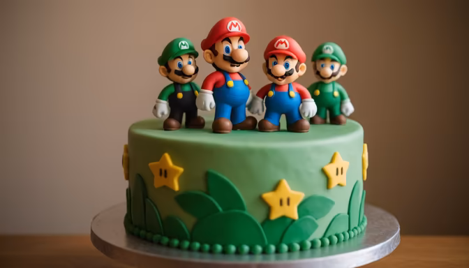 Super Mario Cake