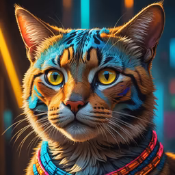 Neon Cat Neon Cat