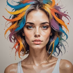 Rainbow Hair