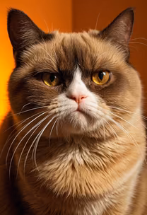 Grumpy Feline Grumpy Feline