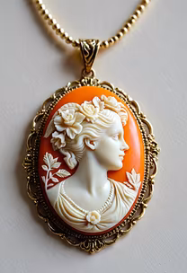 Vintage Cameo Pendant