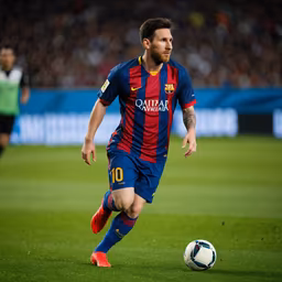 Messi on the Field Messi on the Field