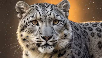 Snow Leopard Stare Snow Leopard Stare