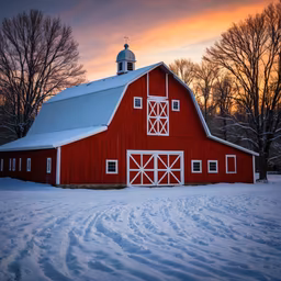 Winter Barn Winter Barn