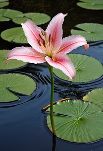Lily in the Pond