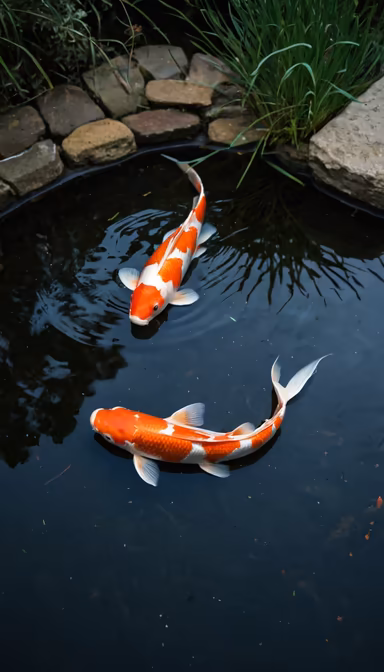 Koi Pond Serenity Koi Pond Serenity