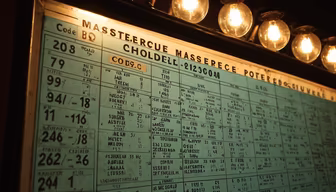 Vintage Information Board Vintage Information Board