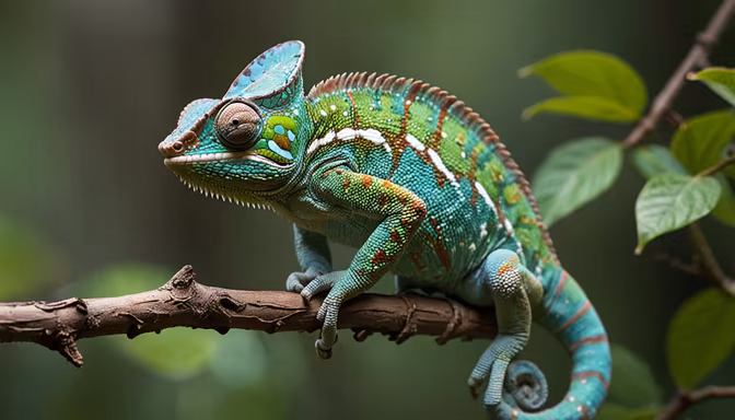 Chameleon on a Branch