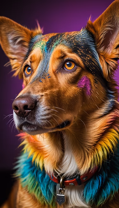 Rainbow Dog Rainbow Dog