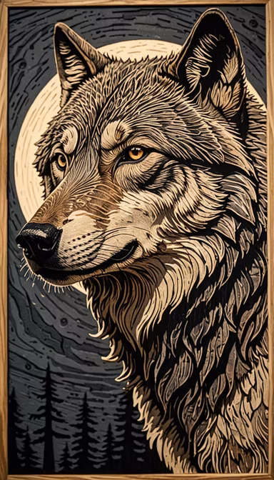 Wolf Portrait Wolf Portrait