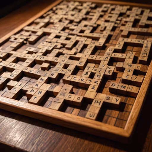 Wooden Word Puzzle