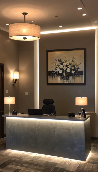 Modern Reception Area Modern Reception Area